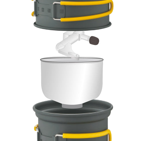 Mont-bell Alpine Cooker 11+13 Set Deep Shape